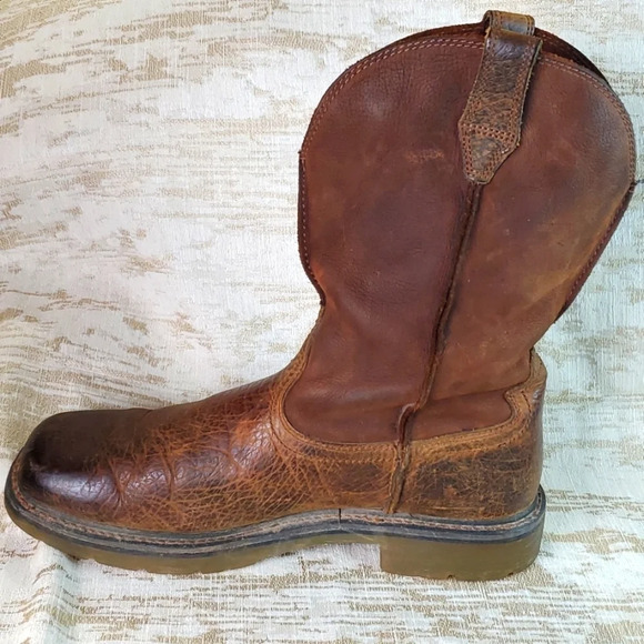 Rambler Square Toe Cowboy Boots Sz 12D - Picture 9 of 13